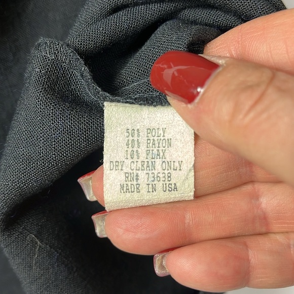 Ellen Figg short sleeve boxy popover minimalist top Sz14W Black - Picture 6 of 7